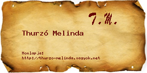 Thurzó Melinda névjegykártya